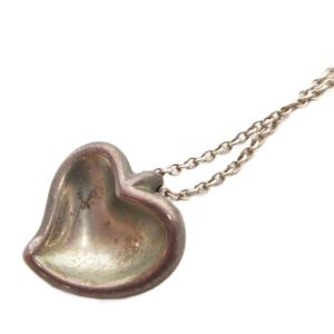 TIFFANY&Co. エルサペレッティ ハートビーン ネックレス シルバー925 銀色 /FF