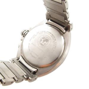 CITIZEN アテッサ 腕時計 エコドライブ クロノグラフ チタン 黒文字盤 光発電 ソーラー 銀色 H610-T015581