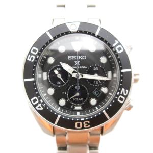 プロスペックス ダイバースキューバ 腕時計 ソーラー クロノグラフ ステンレス SBDL061