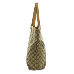 GUCCI トートバッグ GGキャンバス レザーハンドル ベージュ系 002 1098 /UO AA