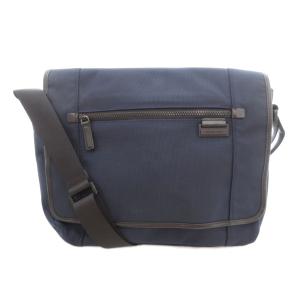 メッセンジャーバッグ ショルダー ナイロンキャンバス ネイビー /UO