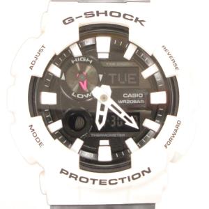 G-LIDE 腕時計 GAX-100B-7A アナデジウォッチ クォーツ カレンダー 白 ホワイト 黒