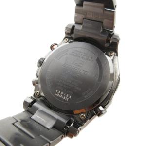 CASIO EDIFICE エディフィス 腕時計 タフソーラー アナログ カレンダー付き ステンレス 黒 ブラック