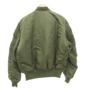 ALPHA INDUSTRIES MA-1 フライトジャケット ブルゾン 中綿 リバーシブル M カーキ /AE