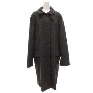 Winter Edition 2013 ステンカラーコート メルトン ウール ロング丈 46 グレー /UO