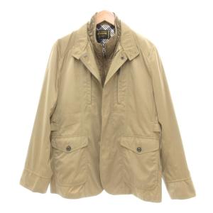 ジャケット ブルゾン ジップアップ 中綿キルティングライナー付き L ベージュ /UO