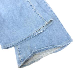 HYSTERIC GLAMOUR デニムパンツ ジーンズ フレア ロゴ M ライトインディゴ /AE