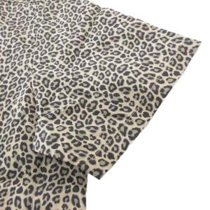 Dickies SILVER FIRS SHIRT SS 半袖シャツ オープンカラー レオパード柄 L ベージュ系 /UO