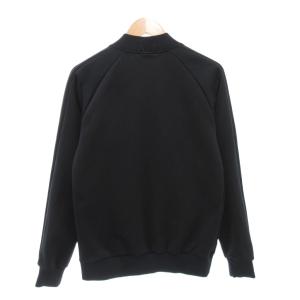 agnes b. arena ジャージジャケット ストレッチ ジップアップ ロゴ S 黒 ブラック /AE