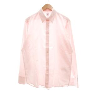 コットン スクリット ボタンダウン カラーシャツ R41 ピンク
