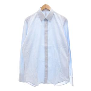 コットン スクリット ボタンダウン カラーシャツ R41 ライトブルー