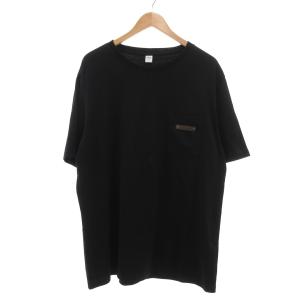 レザータグ Tシャツ 2XL ブラック