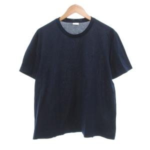 Tシャツ 半袖 XL 紺 ネイビー ロゴ 刺繍 /UO AA