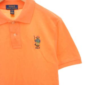 POLO RALPH LAUREN ポロベア ポロシャツ 刺繍 半袖 L サーモンピンク /FF