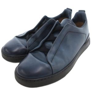 Triple stitch スニーカー ダークブルー系