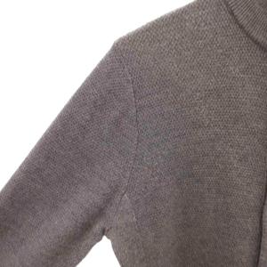 LACOSTE カーディガン ニット 長袖 ウール S グルー ロゴ ワッペン /FF