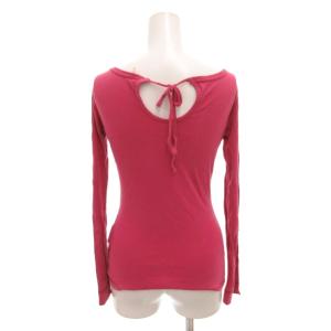 HYSTERIC GLAMOUR Tシャツ 長袖 ロングスリーブ F ピンク ガールプリント /FF