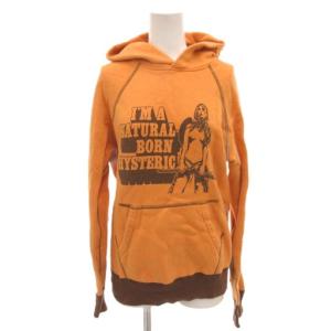 プルオーバーパーカー 長袖 F オレンジ 茶 ブラウン IMA NATURAL BORN HYSTERIC