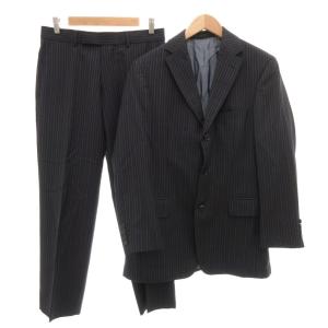 セットアップ スーツ SUPER 130 テーラードジャケット パンツ シングル 2B サイドベンツ ウール