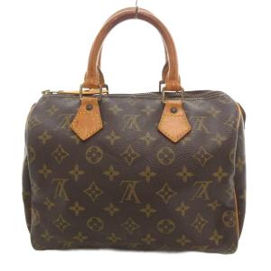 LOUIS VUITTON ヴィンテージ M41528 モノグラム スピーディ 25 ボストンバッグ ブラウン