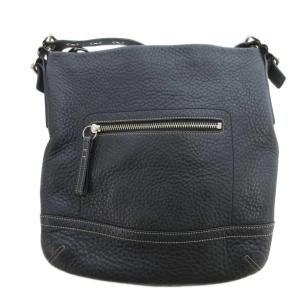 COACH ショルダーバッグ 本革 レザー タッセル付き 黒 ブラック 1427 /UO
