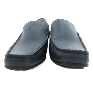 REGAL スリッポン モカシン レザー 27cm 紺 ネイビー 56HR /UO