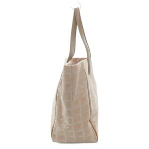 CHANEL ニュートラベルライン MM トートバッグ ココマーク ピンクベージュ系