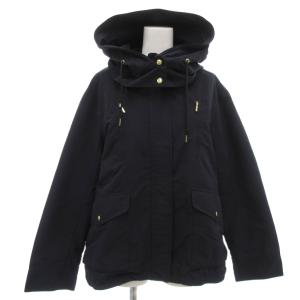 CB ボアライナーハッスイロングモッズコート フード ミドル ハーフ丈 紺 ネイビー 3625-179-1187