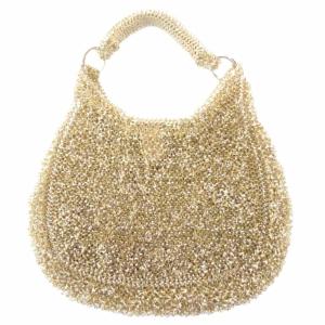 ワイヤーバッグ ハンドバッグ ワンショルダー シャンパンゴールドカラー /UO