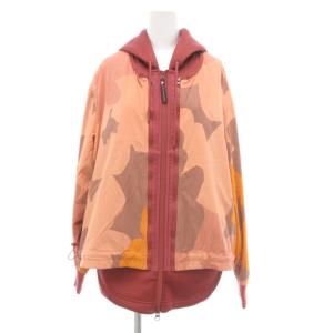 タグ付き 2-in-1ヨガジャケット ナイロン 総柄 ピンク レッド系 /UO