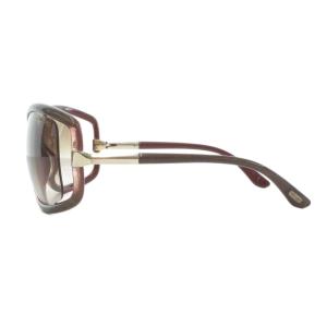 TOM FORD anais ジェニファーサングラス アイウェア 度無し フルフレーム 茶 ブラウン TF125 /AE