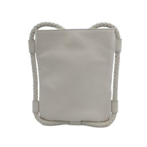 EMPORIO ARMANI ショルダーバッグ サコッシュ レザー 白 ホワイト /UO