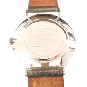 COACH 腕時計 CA.120.7.14.1593 アナログウォッチ クォーツ 文字盤ホワイト シルバーカラー /AE