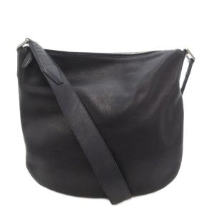 ショルダーバッグ Hロゴ ブラック
