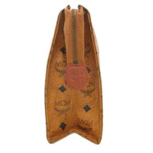 MCM クラッチバッグ セカンドバッグ モノグラム ヴィセトス柄 総柄 レザー 茶 ブラウン 5993M /AE