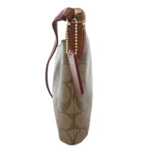 COACH ショルダーバッグ シグネチャー ロゴプレート 斜めがけ ベージュ F52657 /AE