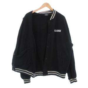 X-LARGE SWEAT VARSITY JACKET スタジャン XL スタジアムジャンパー ジャケット ロゴ 黒