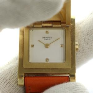 ジャンク品 メドール 腕時計 クォーツ スクエア レザーベルト 白文字盤 Y刻印 ME1.201