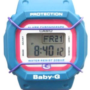 25周年記念モデル 腕時計 BGD-525F-6JR デジタルウォッチ クォーツ 紫 パープル 青 ブルー