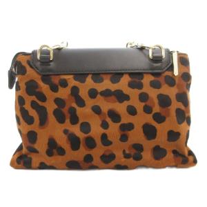 3.1 phillip lim シャーロット CHARLOTTE チェーンショルダーバッグ 斜め掛け クロスボディ ハラコ レザー レオパード柄