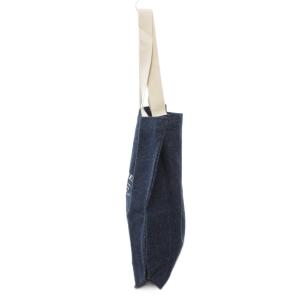 J.PRESS 美品 トートバッグ デニム ロゴ ダークインディゴ /AE