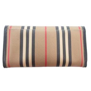BURBERRY 長財布 アイコンストライプ ベージュ
