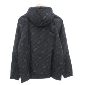 adidas タグ付き MONO WINDBREAKER ウインドブレーカー ジャケット L 総柄 ロゴ ジップアップ