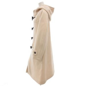 MACPHEE 21AW ウールメルトン ダッフルコート 36 ロング フード 白 ホワイト 12-08-15-08301