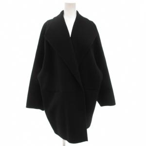 21AW ダブルフェイスメルトンビーバー ウィングカラーコート 36