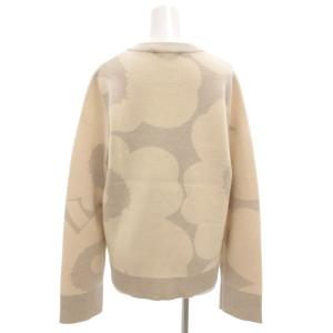 marimekko 24SS タヒ ウニッコ TAHTI UNIKKO セーター ニット M 長袖 クルーネック 総柄 プルオーバー