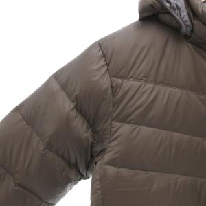 Eddie Bauer EddieBauer タグ付き Bio Down 650 FILL ダウンジャケット M リバーシブル 2WAY フード シップアップ