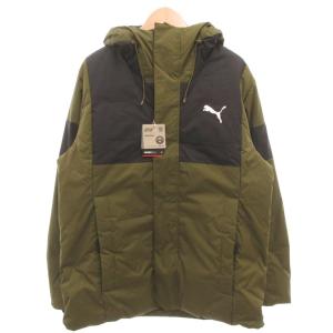 タグ付き 650 FILL POWER プロアクティブダウンジャケット L フード ジップアップ ロゴプリント