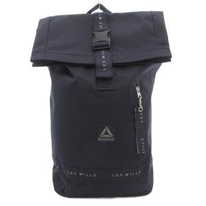 タグ付き レズミルズ バックパック LES MILLS パックパック リュックサック ロゴ 紺 ネイビー