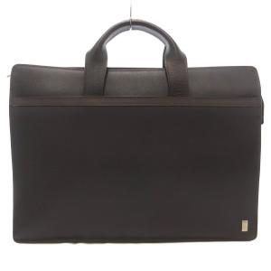 ビジネスバッグ ブリーフケース ロゴプレート 黒 ブラック /AE